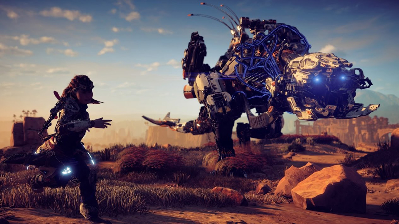 Even when you’re a bit overpowered, fighting a Thunderjaw is daunting.